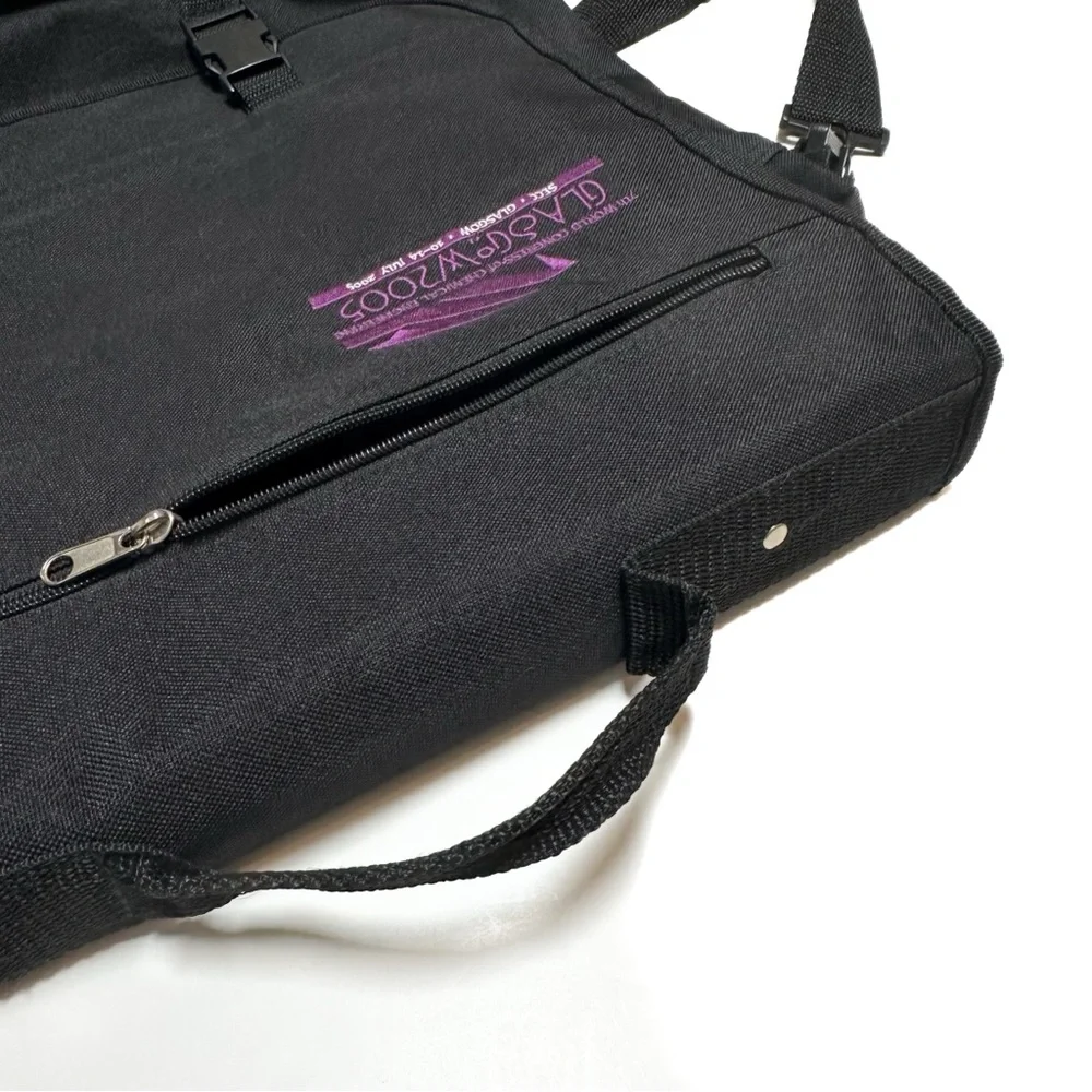 Y2K Vintage 2005 Glasgow Chemical Engineering Conference Black Messenger Bag
